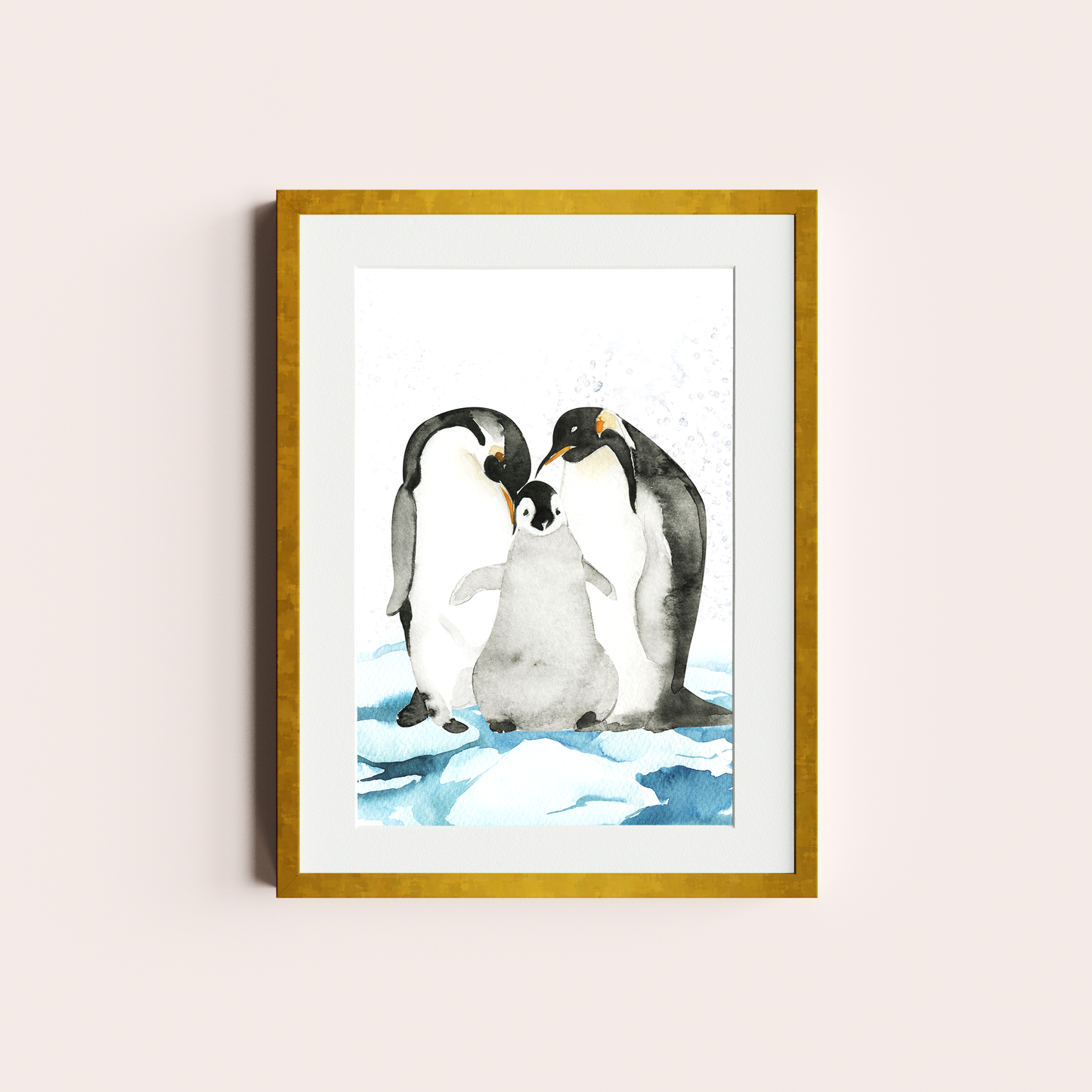 Trio de pingüinos