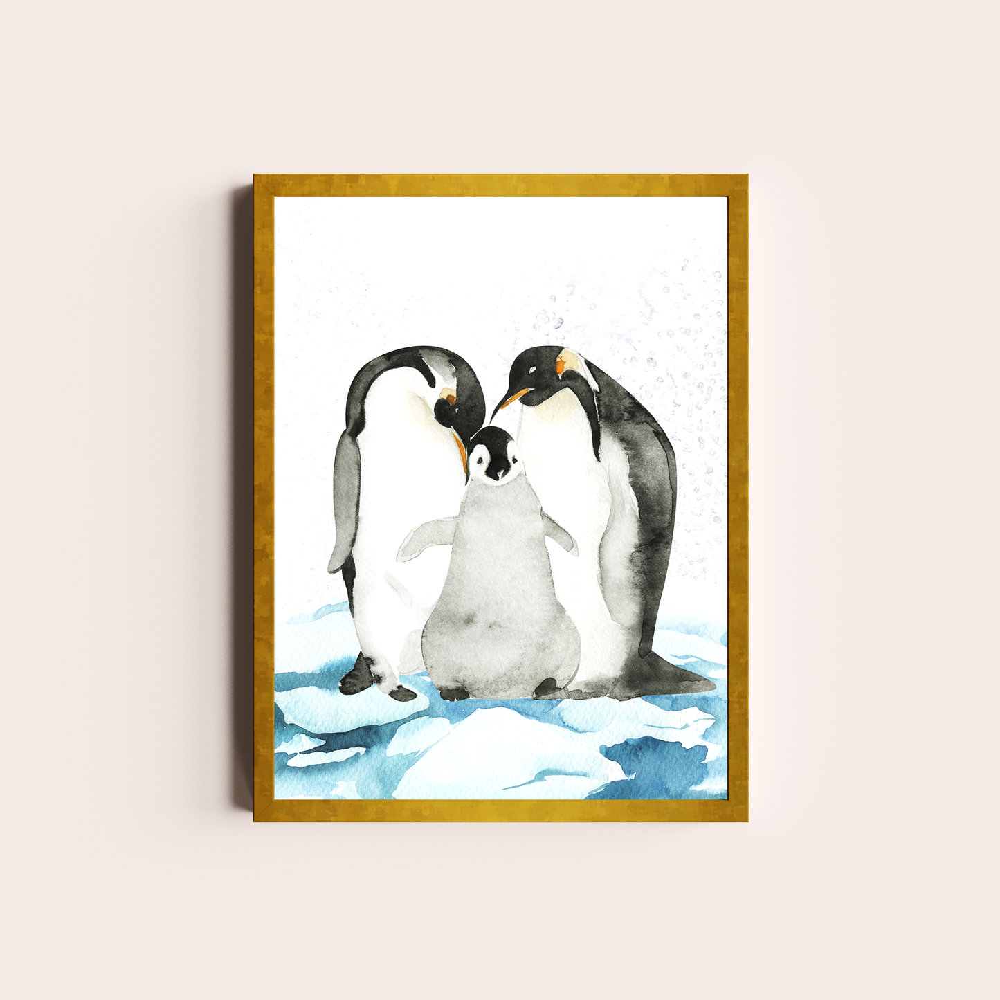 Trio de pingüinos