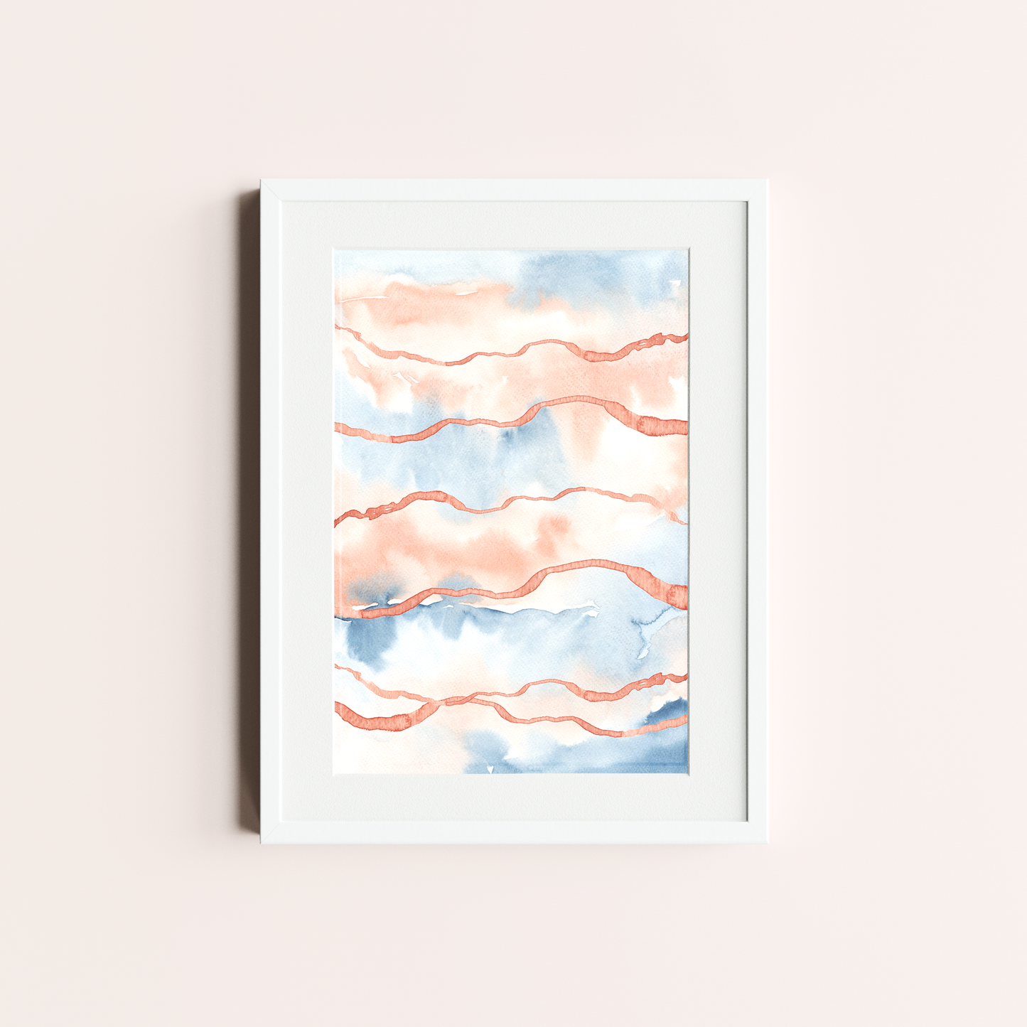 Sueño azul y rosa I