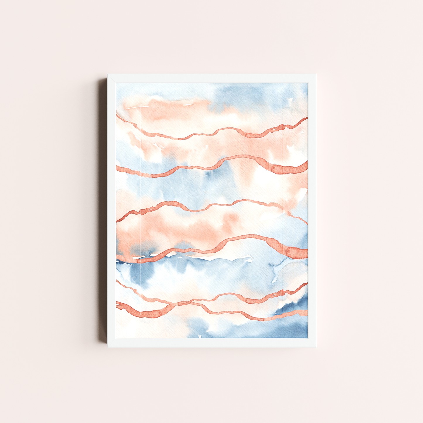 Sueño azul y rosa I