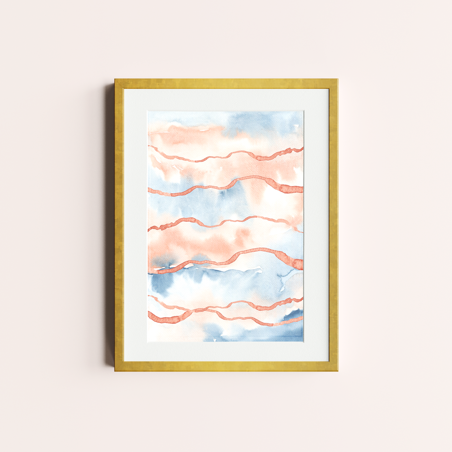 Sueño azul y rosa I
