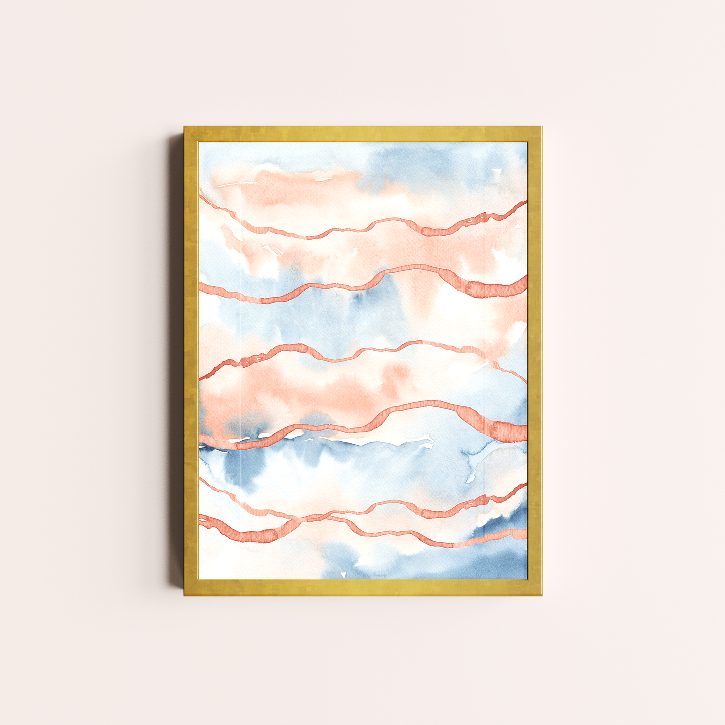Sueño azul y rosa I