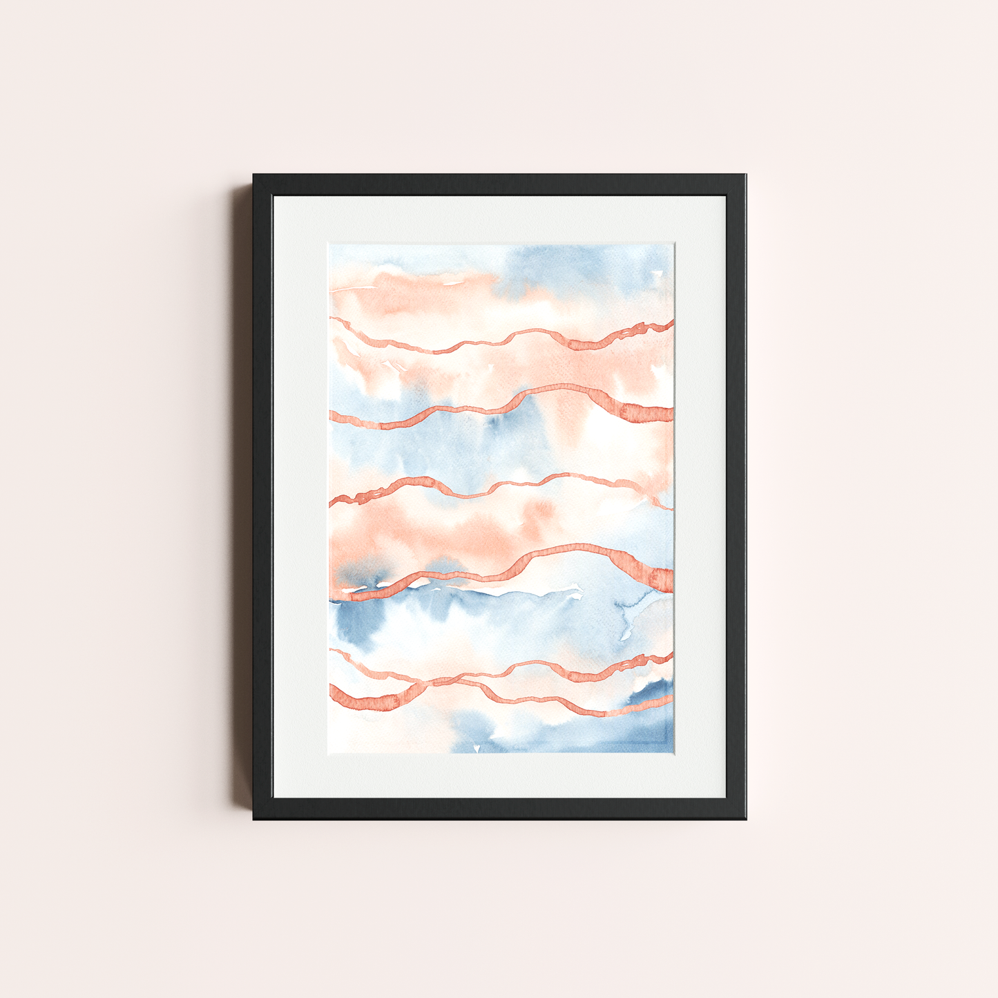 Sueño azul y rosa I