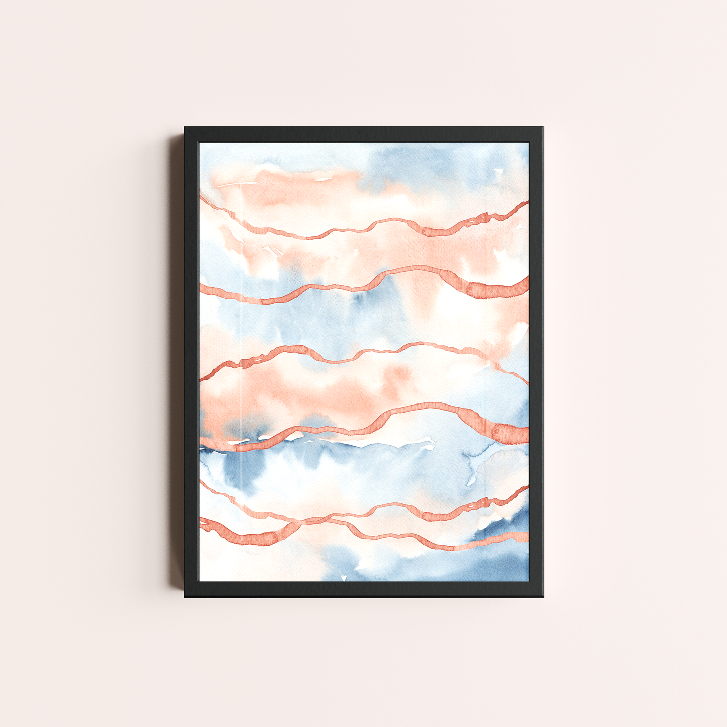 Sueño azul y rosa I