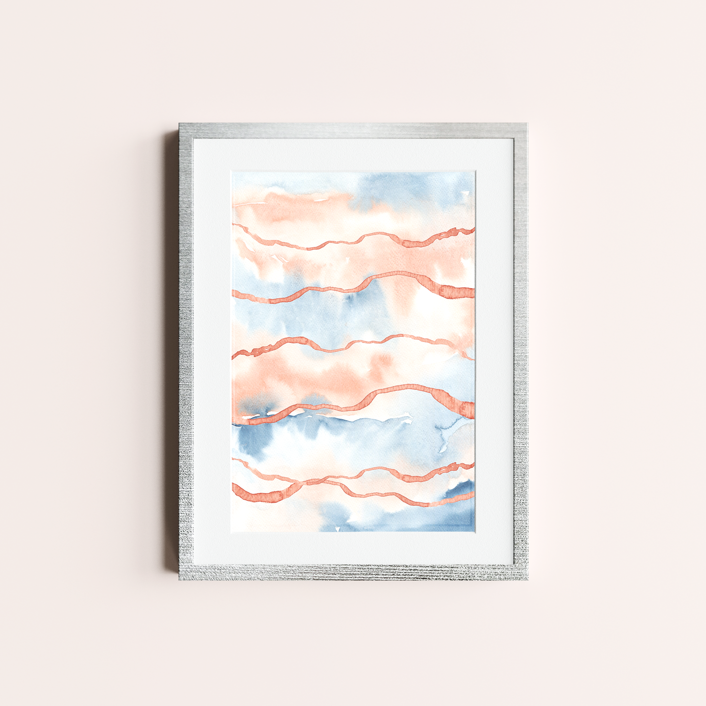 Sueño azul y rosa I