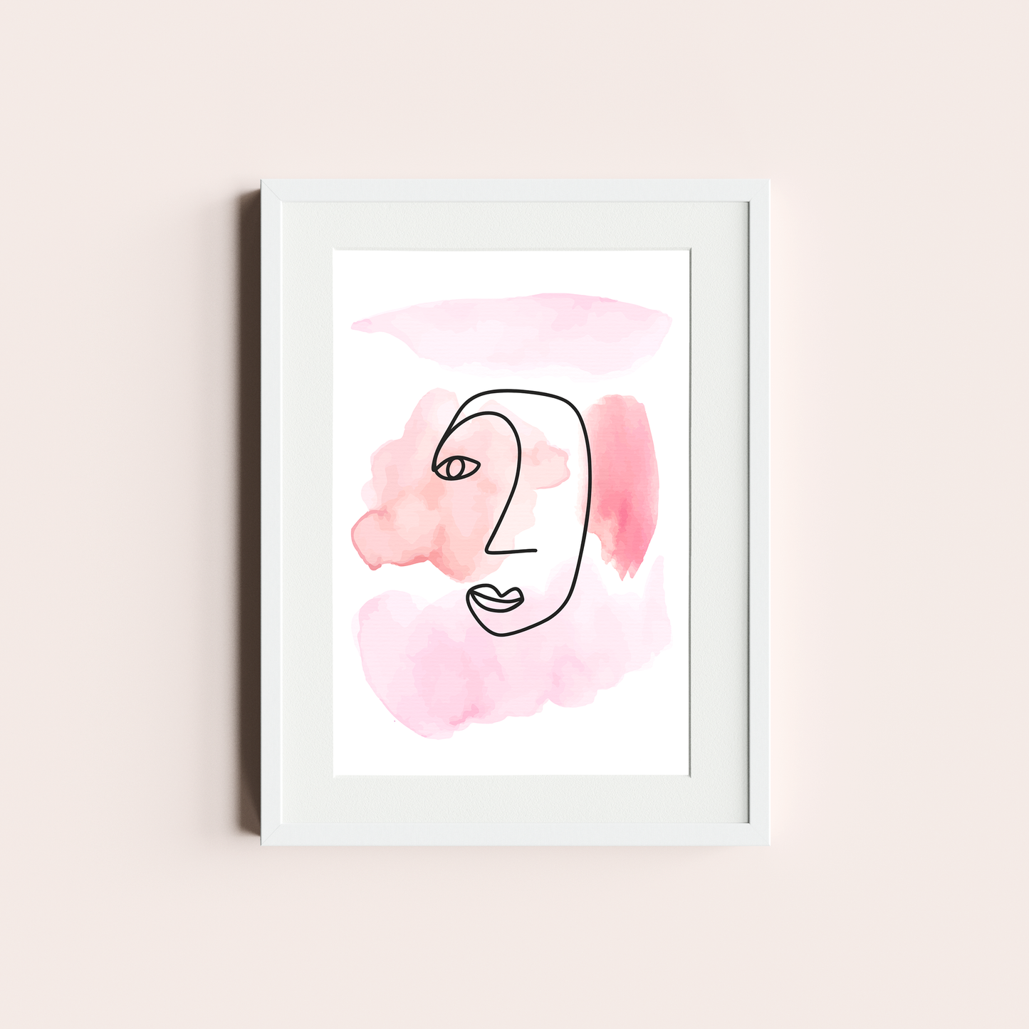 Caras rosadas lineales I