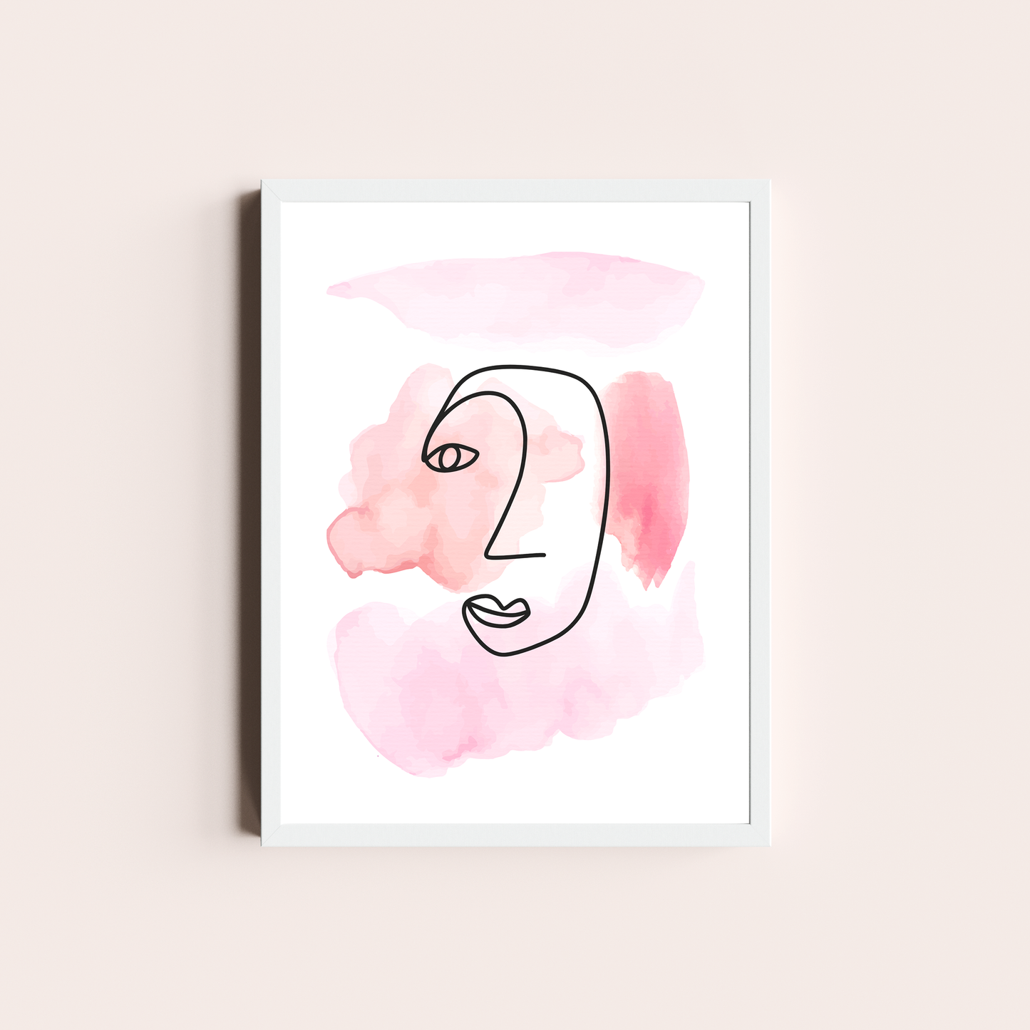 Caras rosadas lineales I
