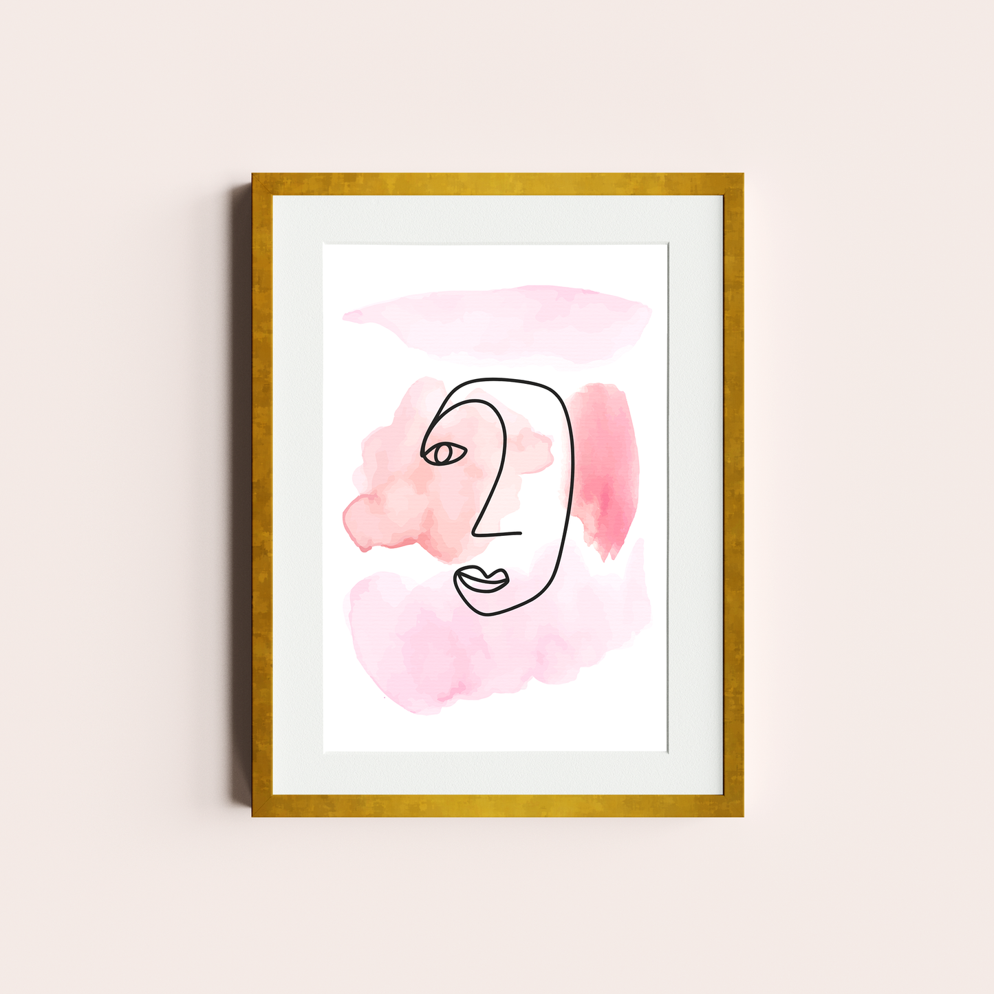 Caras rosadas lineales I