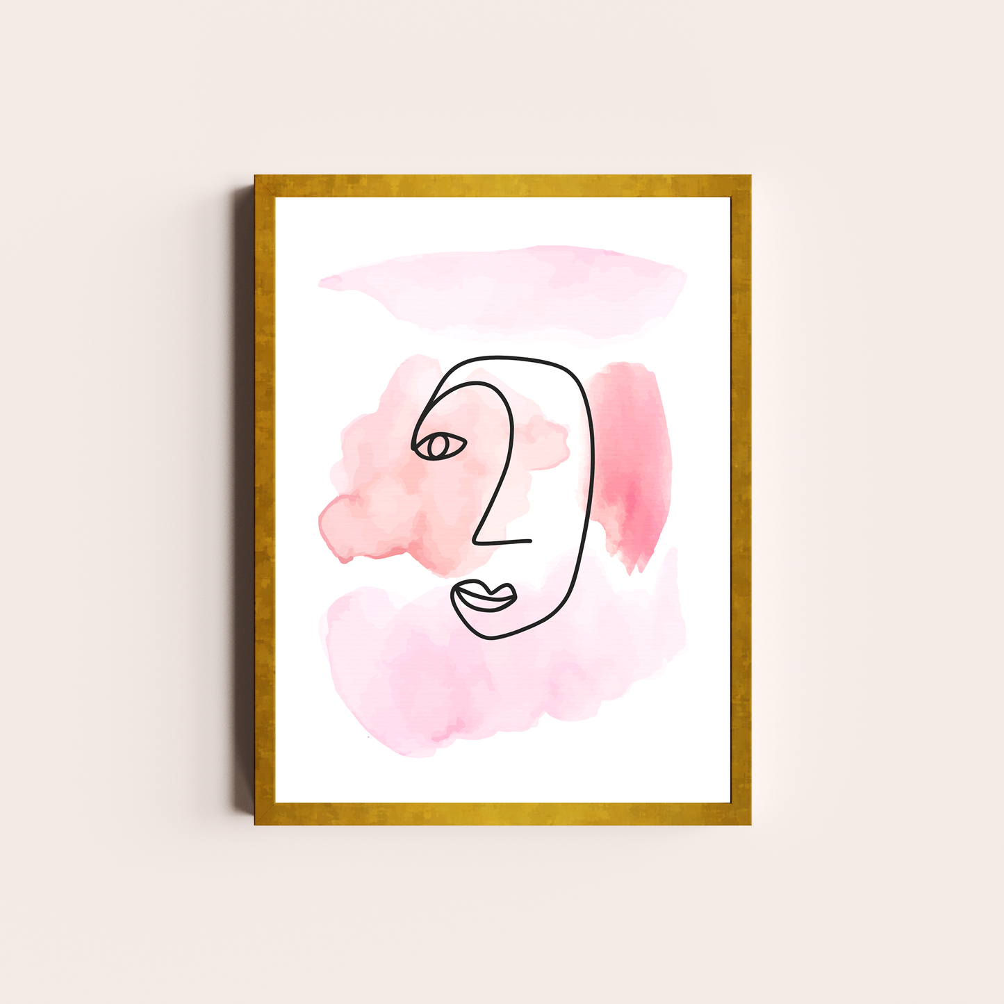 Caras rosadas lineales I