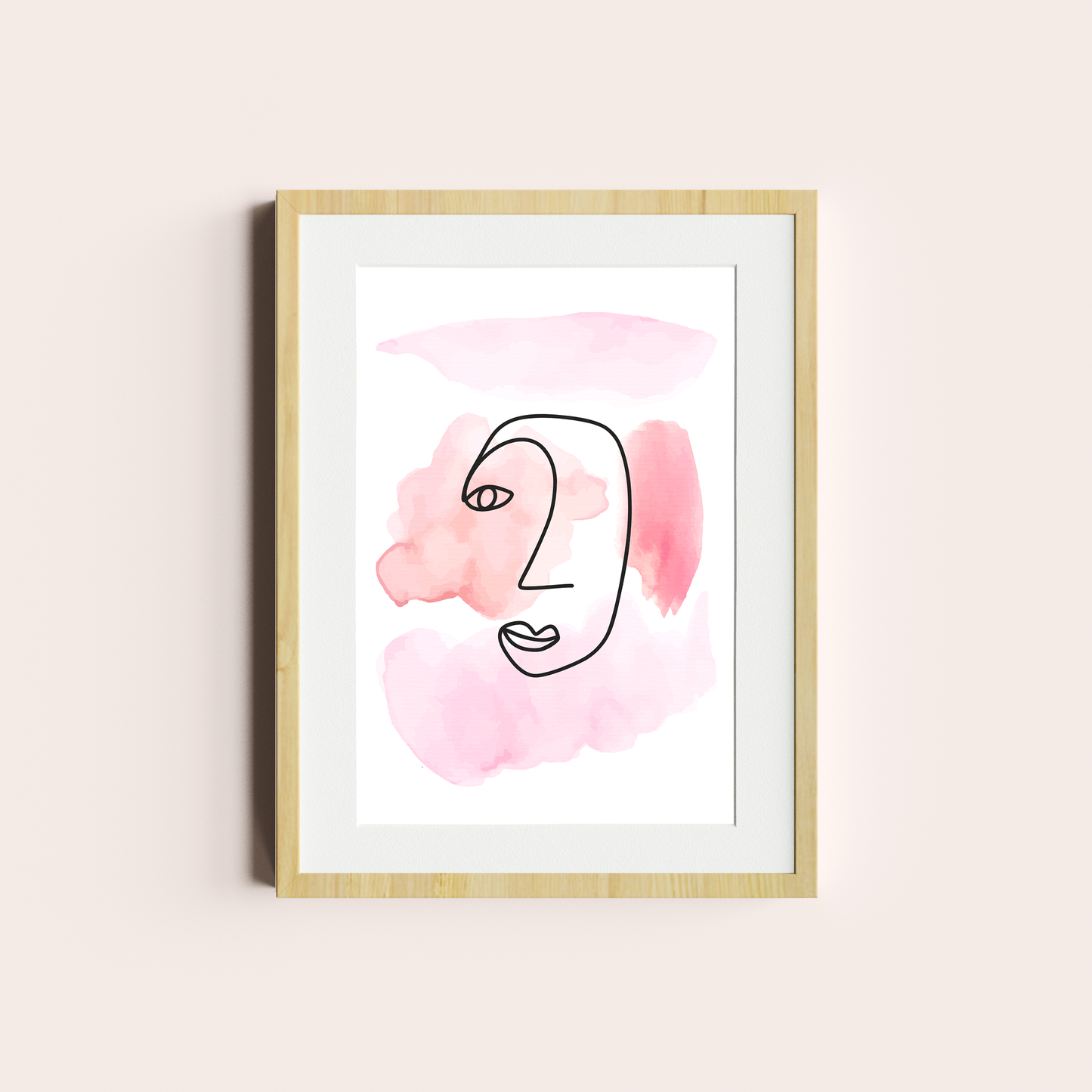 Caras rosadas lineales I