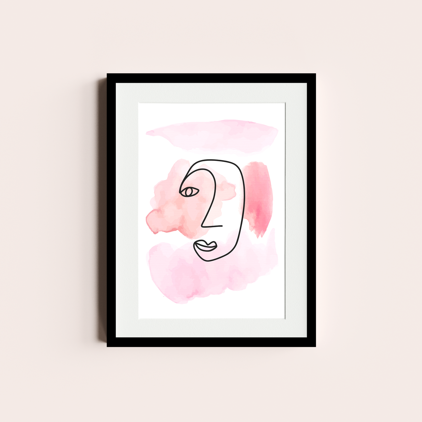 Caras rosadas lineales I