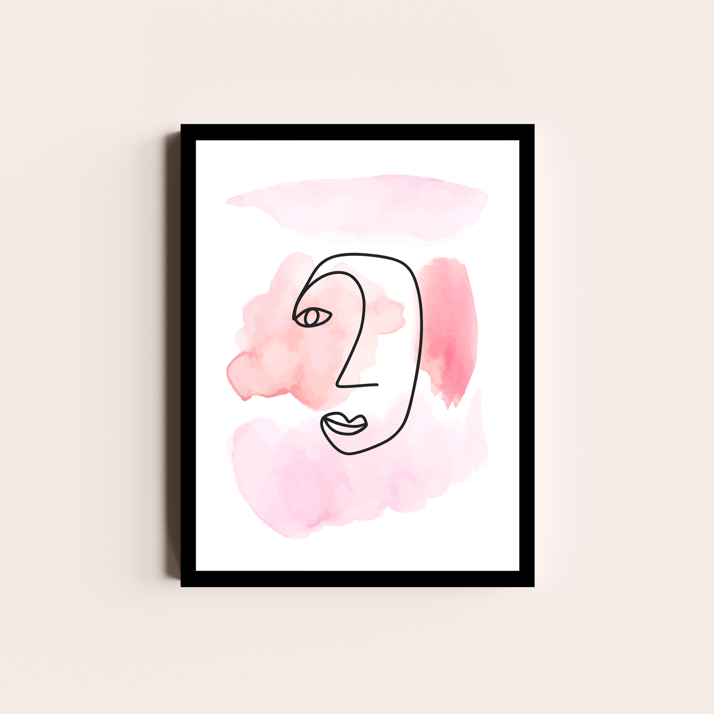 Caras rosadas lineales I