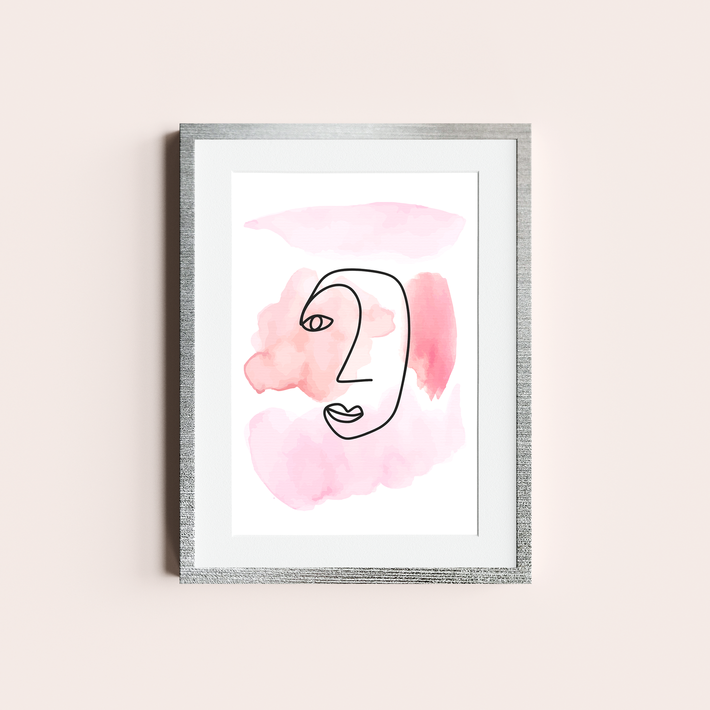 Caras rosadas lineales I