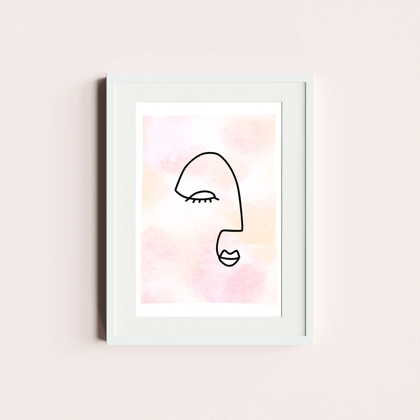 Caras rosadas lineales III