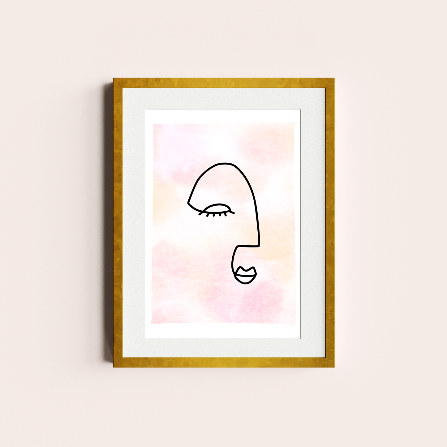 Caras rosadas lineales III
