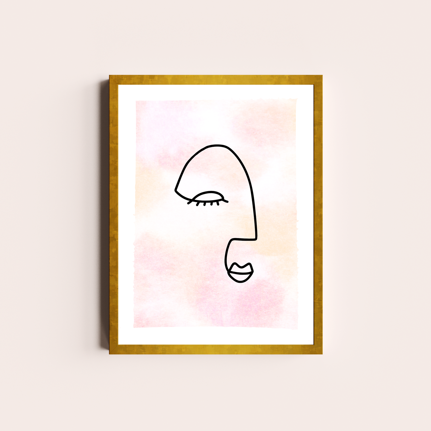 Caras rosadas lineales III