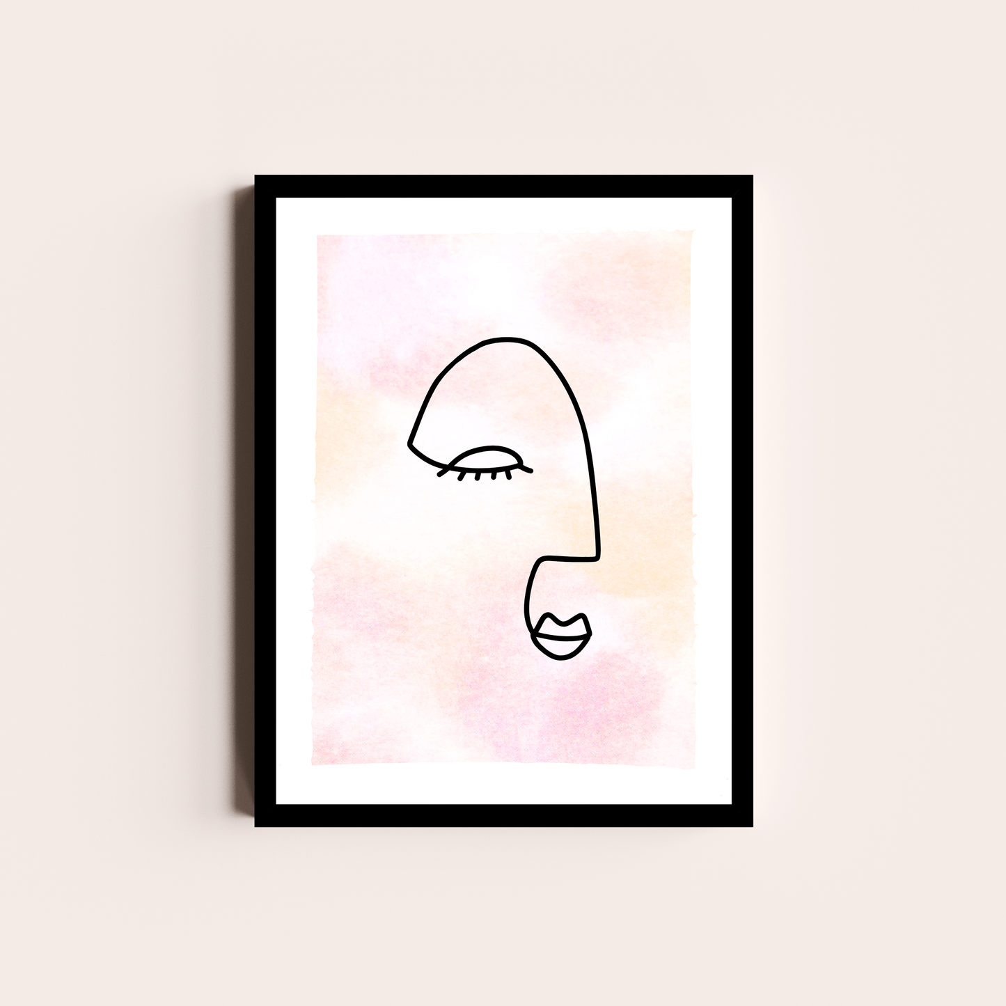 Caras rosadas lineales III