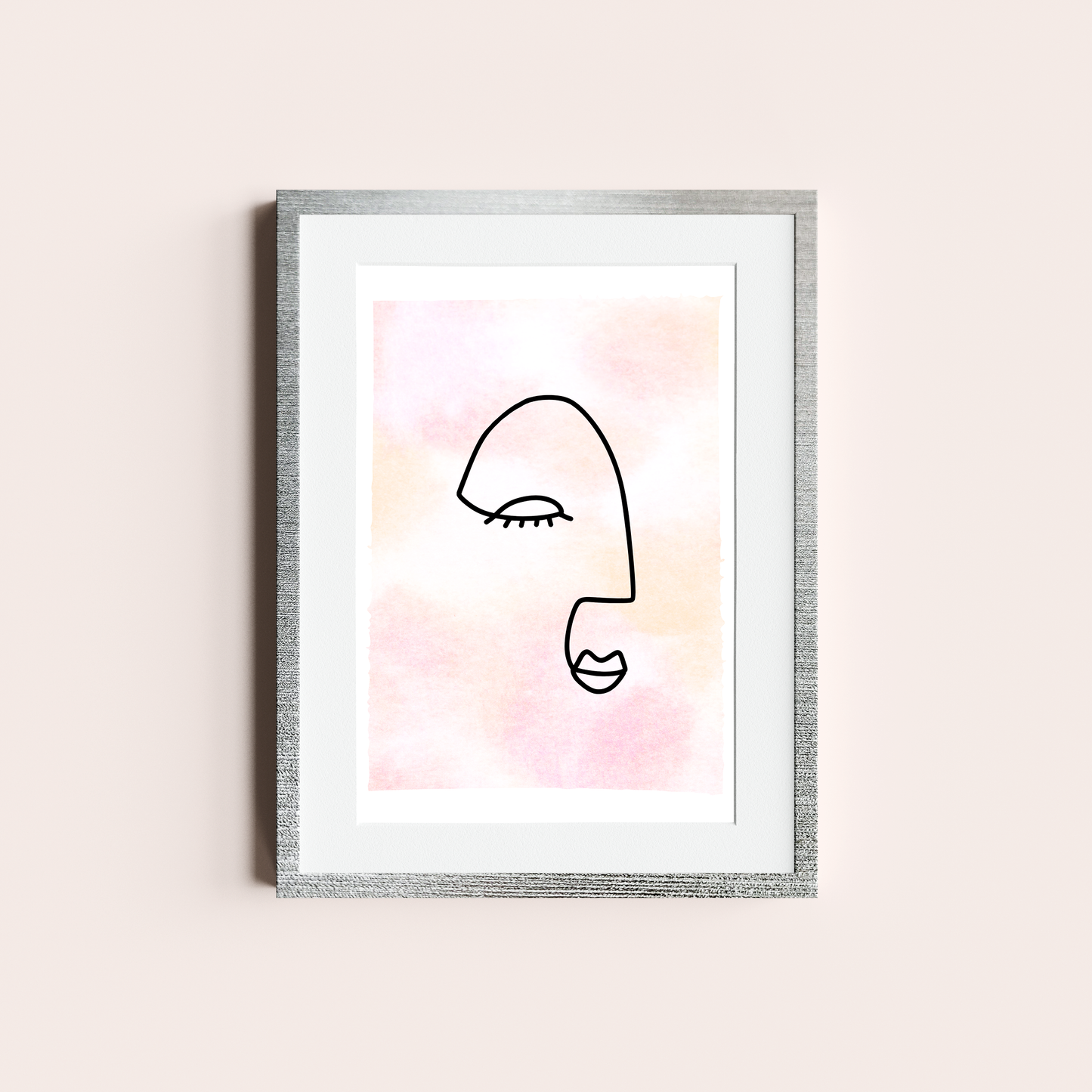 Caras rosadas lineales III