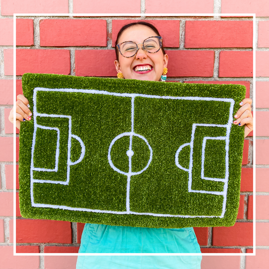 Alfombra cancha de fútbol