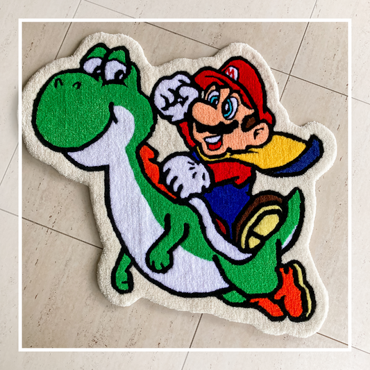 Alfombra Mario y Yoshi