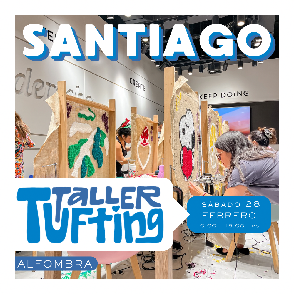 Taller Alfombra Tufting | sábado 28 de febrero | Santiago