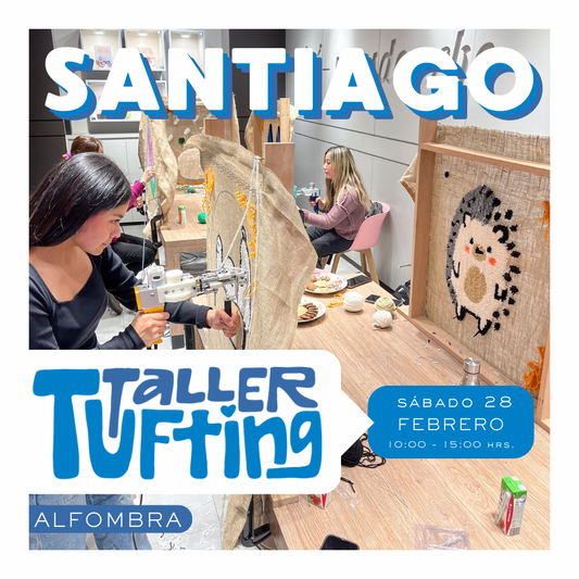 Taller Alfombra Tufting | sábado 28 de febrero | Santiago