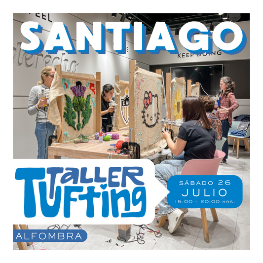 Taller Alfombra Tufting | sábado 26 de julio | Santiago