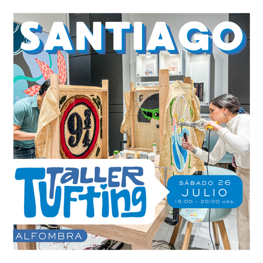 Taller Alfombra Tufting | sábado 26 de julio | Santiago
