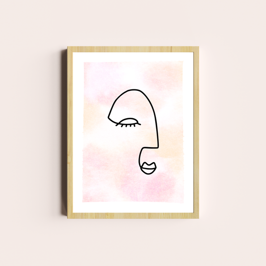 Caras rosadas lineales III