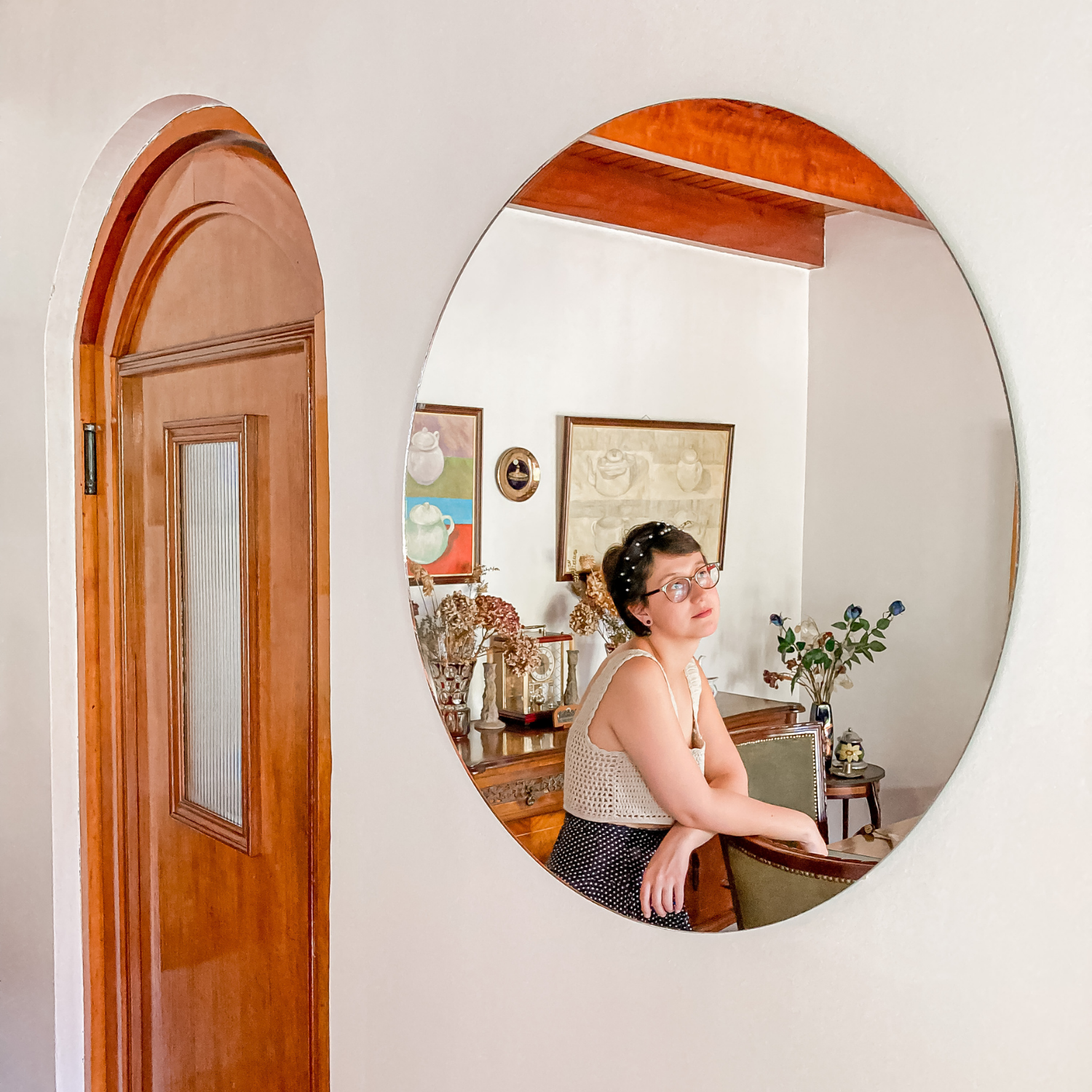 Espejo circular belga 70 cm