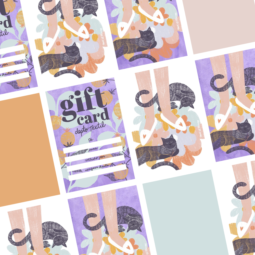 Gift Card Alfombras - Depto Textil ✿