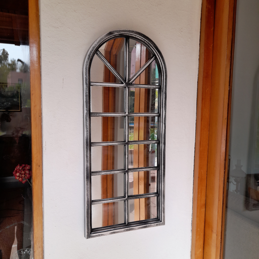 Espejo ventana plateado